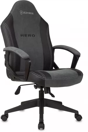 Компьютерное кресло Zombie Hero игровое, обивка: текстиль/искусственная кожа, цвет: серый