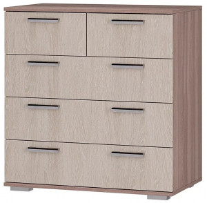Комод 4 ящика Стандарт  Ясень шимо 80х46х82