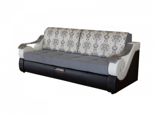 Диван прямой раскладной Орион серый 230см