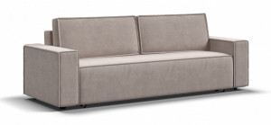 Диван прямой Оскар Велюр монолит латте 240см