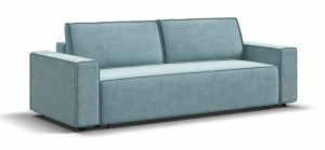 Диван NORD 2.0 велюр Monolit аква 240х82х101