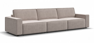 Диван BOSS SOFT MODOOL  велюр Monolit латте 340х87х115