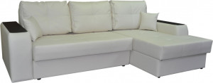 Диван угловой раскладной ППУ  Остин ДКУ белый  270х180