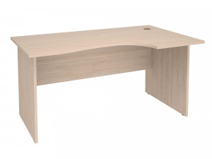 Стол угловой офисный Альфа 63.21 дуб кобург 150х90х74