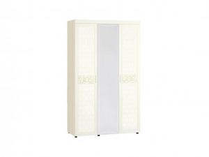 Шкаф распашной 3-х створчатый с зеркалом Тиффани 93.12 сосна астрид/мелинга 135х58х225