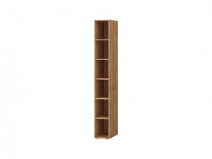 Стеллаж открытый с полками Монако дуб вотан 30х58х225