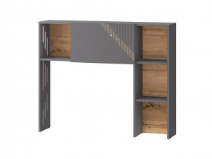 Надстройка на стол Монако (лев/прав) графит 120х27х98