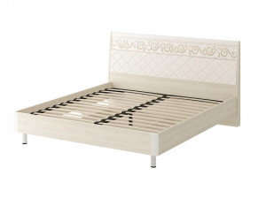 Кровать двуспальная с ортопедическим основанием Тиффани 93 301 сосна астрид/мелинга  189х210 см