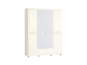 Шкаф распашной 4-х створчатый с зеркалом Тиффани 93.14 сосна астрид/мелинга 170х58х225