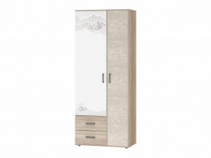 Шкаф для одежды с полками и штангой Эверест 500.01