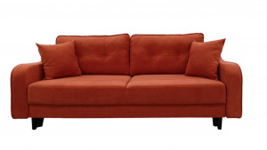 Диван Ретро шаговый оранжевый