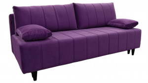 Диван прямой раскладной Меркурий фиолетовый 190см