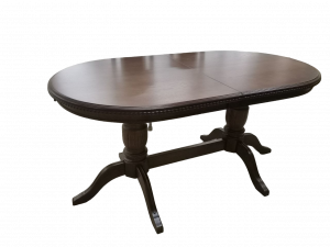 Стол кухонный раскладной Массив дуба коричневый 80х120х150