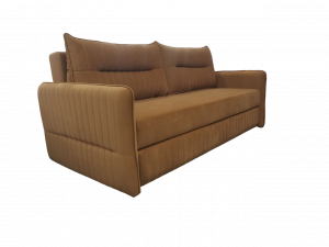 Диван прямой раскладной Палермо Альянс горчичный 220см