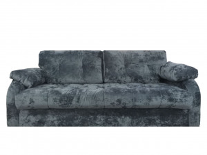 Диван прямой раскладной ППУ Финка-4 Прямой Серый Плюш 200см