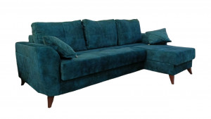 Диван угловой раскладной НПБ Соло Бирюзовый 265см