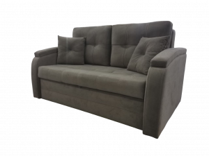 Диван прямой тройной раскладки Т-Т Коричневый велюр 165 см