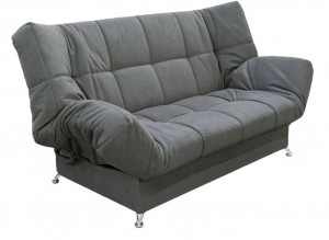 Диван прямой ДК Клик-Кляк серый 200см