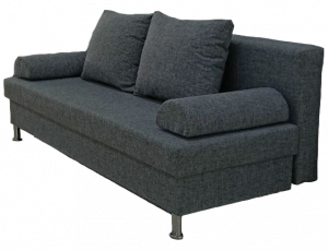 Диван прямой раскладной Еврокнижка серый 190 см