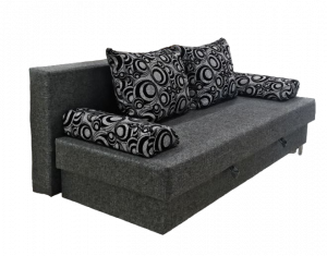 Диван прямой раскладной Еврокнижка серый 190 см
