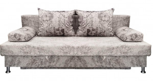 Диван Еврокнижка Прямой Бежевый Велюр