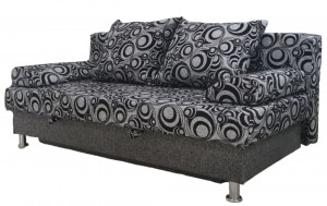 Диван Еврокнижка Прямой Серый