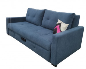 Диван Прямой раскладной  Атлант Голубой 255см