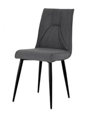 Стул Сенатор серый велюр 50х55х85