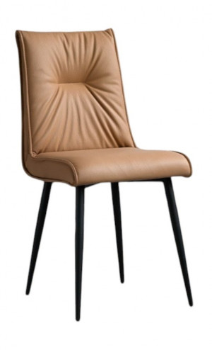 Стул Сенатор бежевый эко-кожа 50х55х85