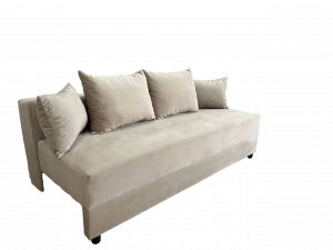 Диван Еврокнижка Прямой Бежевый ППУ