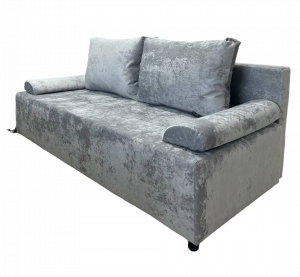 Диван прямой Куб 7 Серый Плюш 190 см