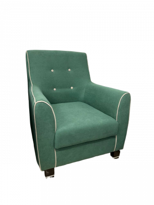 Кресло Белла  изумрудный велюр 50х50