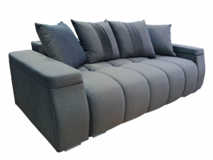 Диван прямой раскладной НПП ППУ Медина Про серый 250 см