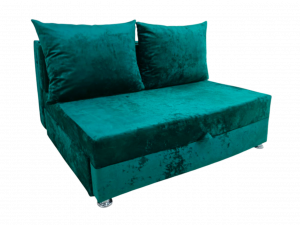 Диван прямой раскладной Баян зеленый 110 см