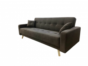 Диван прямой раскладной Сканди коричневый 220