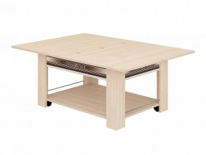 Журнальный стол-трансформер Агат 24.10 Кобург-Синга крем раскладной