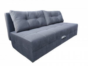 Диван-кровать прямой раскладной Невада-5 безлоктевой серый 195см