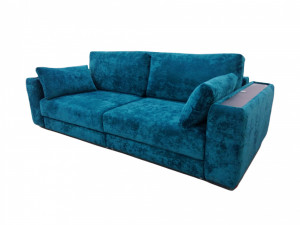 Диван прямой трехмесный Брабус бирюзовый 250 см.