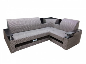 Диван угловой раскладной НПБ  Фетиш серый 250х180