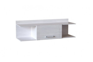 Полка подвесная ПЛ-101 белая лиственница 140 см