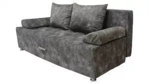 Диван прямой  раскладной ППУ Валик коричневый 190 см