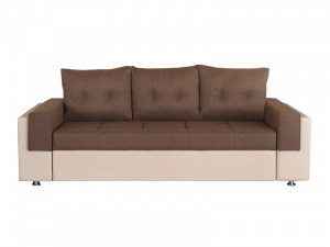 Диван прямой раскладной Премьер коричневый 250см