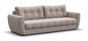 Диван прямой Престон велюр Mонолит латте 235см