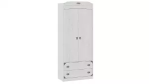 Шкаф 2-х дверный распашной комбинированный для одежды «Калипсо»