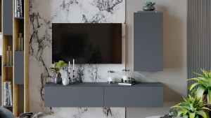 Гостиная Порто Яблоня Беллуно, Графит софт