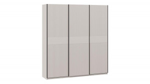 Шкаф-купе распашной 3-х створчатый Оскар Хилтон Кашемир сатин 209х57х230
