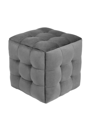 Пуф трансформер 5 в 1 серый велюр