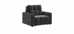 Кресло-кровать раскладной Босс велюр Монолит серый 106см