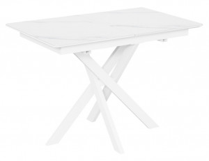 Стол кухонный прямой раскладной Касабланка керамика/металл 70х110(+32)
