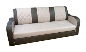 Диван  прямой раскаладной Рэмо коричневый 215см